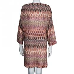 Pre Owned Missoni Multicolor Knit Dress S