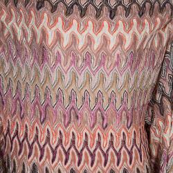 Pre Owned Missoni Multicolor Knit Dress S