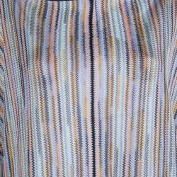 Pre Owned Missoni Mare Multicolor Striped Knit Tunic M