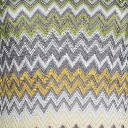 Pre Owned Missoni Multicolor Knit Chevron Pattern Sleeveless Dress S