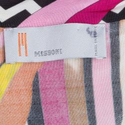 Pre Owned Missoni Multicolor Short Sleeve Top M