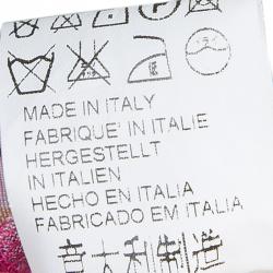 Pre Owned Missoni Multicolor Short Sleeve Top M