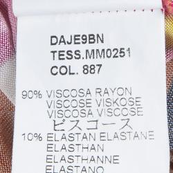 Pre Owned Missoni Multicolor Short Sleeve Top M