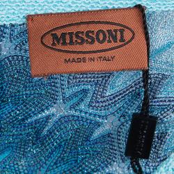 Pre Owned Missoni Multicolor Lurex Knit Sleeveless Top S