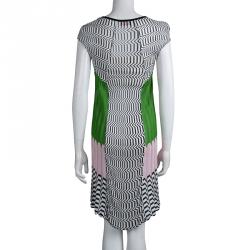 Pre Owned Missoni Mare Multicolor Knitted Panel Dress S