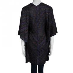 Pre Owned Missoni Mare Multicolor Lurex Knit Kaftan Tunic M