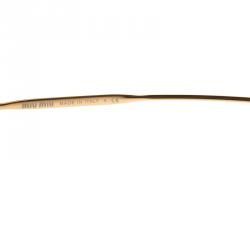 Miu Miu Gold SMU04Q Cat Eye Sunglasses