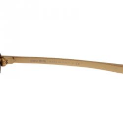 Miu Miu Tortoise Pentagon 2AU-6S1 Sunglasses 