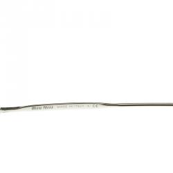 Pre Owned نظارة شمسية ميو ميو SMU 10Q مفرغة سوداء