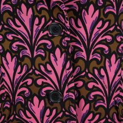 Miu Miu Fall'12 Pink Floral Printed Jacquard Pant Suit S