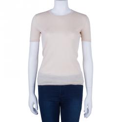 Miu Miu Beige Knit Top S