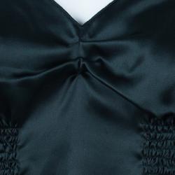 Miu Miu Black Satin Top M