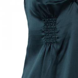 Miu Miu Black Satin Top M