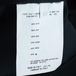 Miu Miu Black Satin Top M