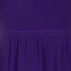 Miu Miu Purple Scalloped Dress M