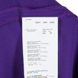 Miu Miu Purple Scalloped Dress M
