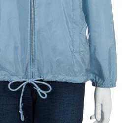 Miu Miu Light Blue Nylon Raincoat S