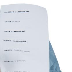 Miu Miu Light Blue Nylon Raincoat S