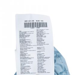 Miu Miu Light Blue Nylon Raincoat S