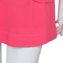 Pre Owned Miu Miu Pink Crossback Mini Dress S