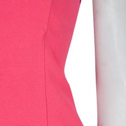 Pre Owned Miu Miu Pink Crossback Mini Dress S