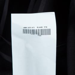 Miu Miu Black Back Tie Detail Sleeveless Dress M