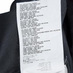 Miu Miu Black Cap Sleeve Belted Dress S