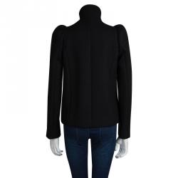 Miu Miu Black Wool Bow Detail Jacket S
