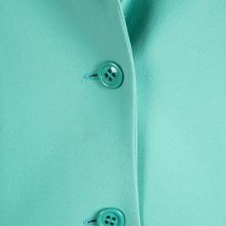 Miu Miu Turquoise Notched Collar Blazer M