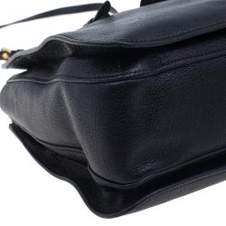 Pre Owned حقيبة يد توت ميو ميو مادراس إكسيكيوتف جلد سوداء