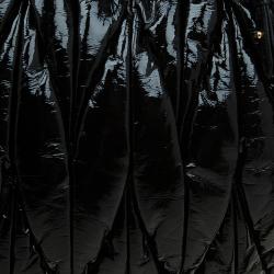 Pre Owned Miu Miu Black Matelasse Patent Vinyl North/South Tote