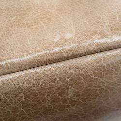 مملوكة مسبقًا Miu Miu Beige Vitello Shine Leather Tote