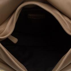 Miu Miu Brown Matelasse Leather Hobo