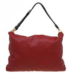 Miu Miu Bi Color Leather Cloud Shoulder Bag