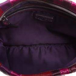مملوكة مسبقًا Miu Miu Multicolor Patchwork Nappa Leather Wrislet Clutch