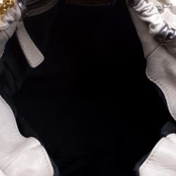 Pre Owned حقيبة ميو ميو جلد باتشوورك متعددة الألوان