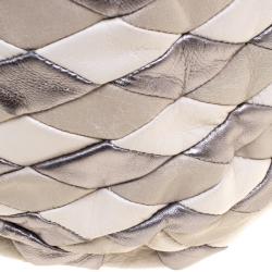 Pre Owned حقيبة ميو ميو جلد باتشوورك متعددة الألوان