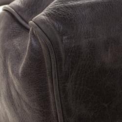 مملوكة مسبقًا Miu Miu Grey Leather Bow Tote