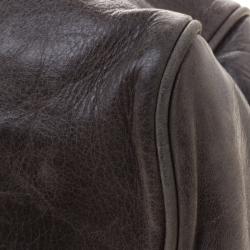 مملوكة مسبقًا Miu Miu Grey Leather Bow Tote