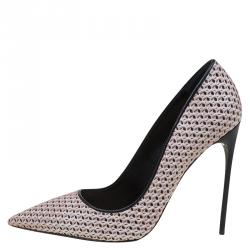 Miu Miu Pale Pink Mesh Pointed Toe Pumps Size 39