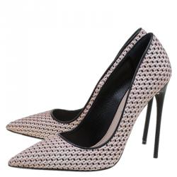 Miu Miu Pale Pink Mesh Pointed Toe Pumps Size 39