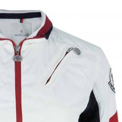 Moncler Off-white Zip Front Nylon Jacket S