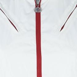 Moncler Off-white Zip Front Nylon Jacket S