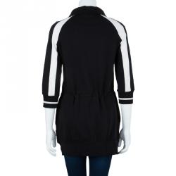 Pre Owned Moncler Monochrome Long Cardigan M