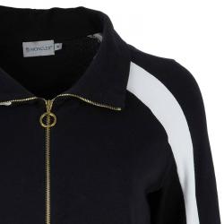 Pre Owned Moncler Monochrome Long Cardigan M