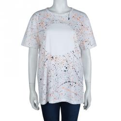 Moncler Paint Splattered Print T-Shirt XXL