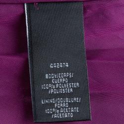 ML By Monique Lhuillier Purple One Shoulder Gown M