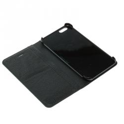 Pre Owned Montblanc Black Leather Meisterstuck iPhone 6S Plus Flipside Case