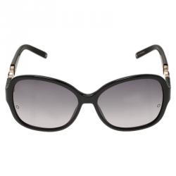 Pre Owned Montblanc Black 420S Square Sunglasses