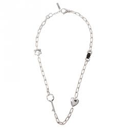 Pre Owned Montblanc Heart Silver Necklace